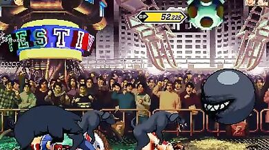 Two-Headed Dog and Two Pigs Battle Against Athena and Mai