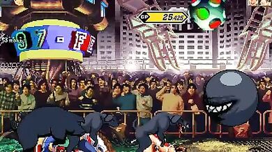 Two-Headed Dog and Two Pigs Battle Against Athena and Mai