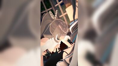 Master and the Maid - Kronii Facefucks Mumei [koikoi]