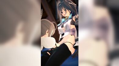 Master and the Maid - Kronii Facefucks Mumei [koikoi]