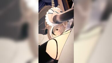 Master and the Maid - Kronii Facefucks Mumei [koikoi]