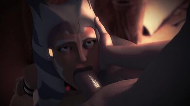 The Force Wont Stop Her from Sucking Dick - Ahsoka Tano Gives a Blowjob to the Dark Side