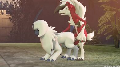 Lycanroc Mates with Absol in a Fang and Fantasy Porn Scene