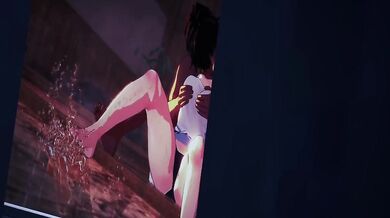 The two friends, Minase and Nagisa, engage in a steamy threesome with another sexy lady