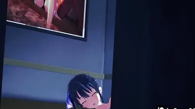 The two friends, Minase and Nagisa, engage in a steamy threesome with another sexy lady