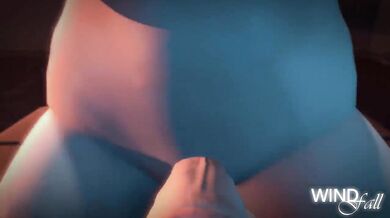 The 2 Boobed Babe Gets Faced Fucked by the Wind