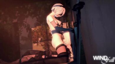 The 2 Boobed Babe Gets Faced Fucked by the Wind