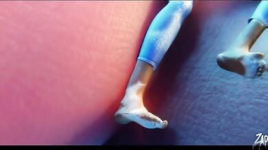 Wife Gets Taken by Giant Inflatable Sex Doll