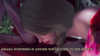 The Corrupted Grove - Skyrim Monster Gangbang