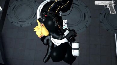 Portal of Love: Chica and Loona Get Fucked by GLaDOS