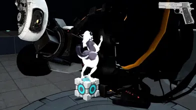 Portal of Love: Chica and Loona Get Fucked by GLaDOS
