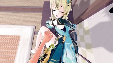 Getting fucked by her desk, Genshin Kiraras impact on the world is undeniable as she moans in pleasure