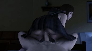 ----------------------- [Hentai Manga Video] Iris and Amicitia Reverse Cowgirl Clothed - LazyProcrastinator -----------------------