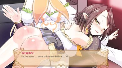 Lustful Elves Ride The Orbs Of Pleasure: Faye And Seraphines Spanking Scene