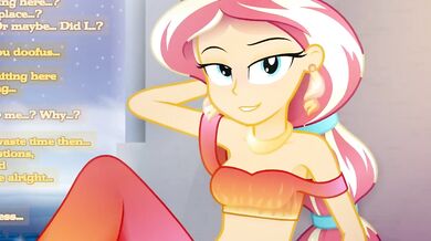 Watch the dirtyfinger PMV of Sunset Shimmer in full HD glory! She seduces you with her sexy moves and Jasmines song makes it even more erotic