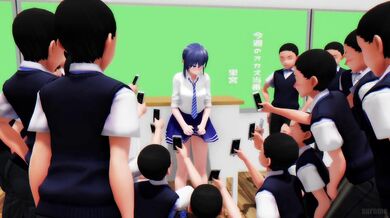 Kino-chan, a busty high school girl, becomes a sidekick to her classmates in this hentai PORN video