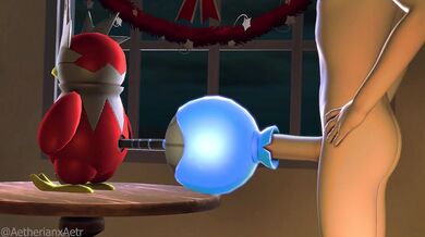 In the futuristic dystopian society of Aetrix, a male human is for*ced to engage in an unforgettable session of bundle sex with an iron machine