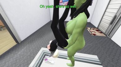 The Hulking Futanari Part 1