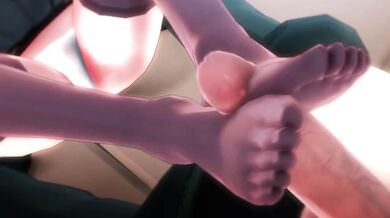 The Ultimate Footjob Challenge - Shadow-kun vs JKs Perfect Footjob