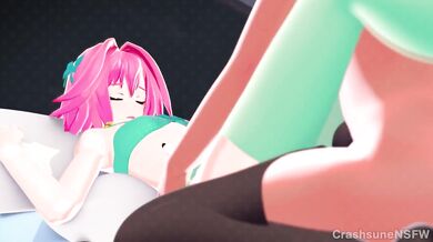 Watch as our submissive femboy gets his face painted by a sexy dominatrix, and ends up getting more than he bargained for!