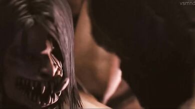 The Scorpion crawls between the legs of two horny babes, piercing them with his stinger as they writhe in pleasure!