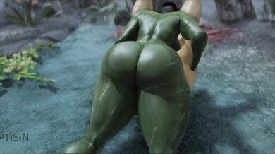 The Mighty Orc Futanari Takes on the Curvy High Elf Whore in Part 2 of the Hot Hentai Porn Video!