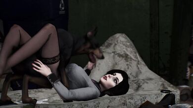 Sexy Busty Blonde Lady Gets Assfucked By A Muscular Man