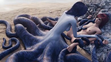 The Beachside Tentacle Love Affair