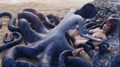 The Beachside Tentacle Love Affair