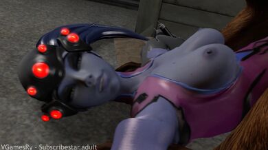 A sexy widow named Rey finds herself with a group of dogs in the bedroom for some fun and games