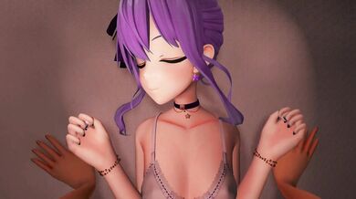 Hoshimachi Suisei - Hentai Hololive - 3D Purple-Haired VTuber Sex MMD