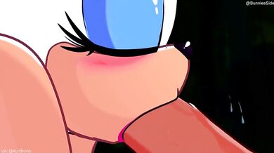 Rouge the Bat Blowjob: Beachside Bunnies