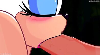 Rouge the Bat Blowjob: Beachside Bunnies