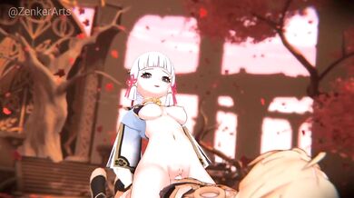 Sultry Slavegirl Ayaka Gets Fucked by Her Master while Riding a Giant Dildo!