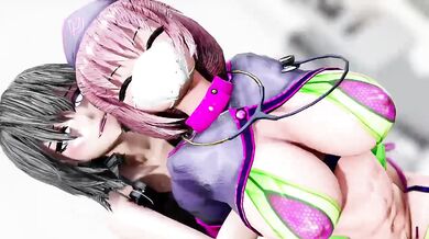 Watch this futa Nyakumi have fun in the elevator!