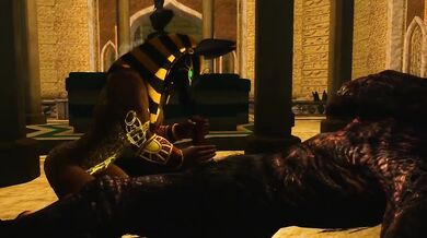 The Sexy Adventures of Anubis in Skyrim with MMOBoys