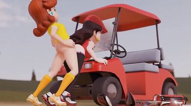 Pauline tees off with the golfing crew Is there anything else you need help with?