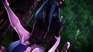 Watch the hentai PORN video Chrysalis X Gleaming Shield E380E blackjrXIII E380F to see an erotic scene between two sexy characters