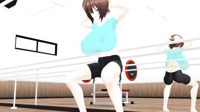 Mega-Sized Muscle Goddesss Lewd Bodybuilding Adventure