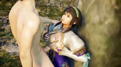 Xianghuas soul-stirring titjob from Soul Calibur!