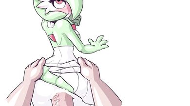 Watch as a Gardevoir takes on two bikini-clad beach babes and their friend in this sexy Beachside Bunnies LimeBreaker threesome