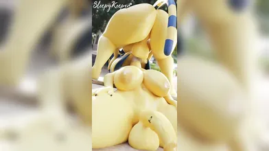 Sleepy Keeper: Sleeping Deep Throat Futa Ankha