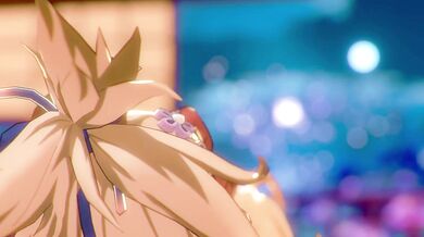 Watch the sexy Yoimiya from Genshin Impact light up the night sky with her explosive firework show!