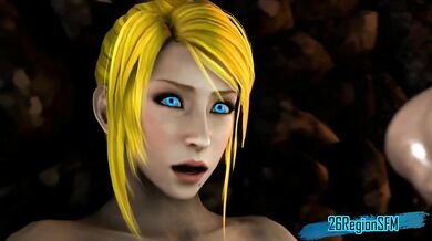 Samus and the Alien Species on Planet X: Part 7 - Bonus Content with 3-Way SFM Sex Scene