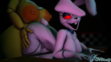 Toy Chica Teaches Vanny a Lesson - DahSharky
