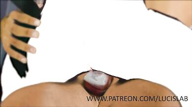 Watch as the beautiful heroine, Neo, takes a ride on her lovers giant phallus