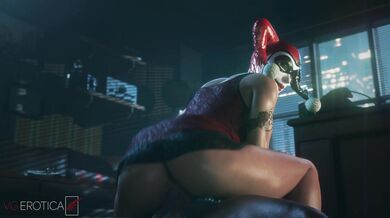 Harley was feeling anxious, (in black lingerie) [VG Erotica]