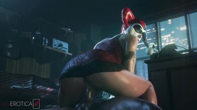 Harley was feeling anxious, (in black lingerie) [VG Erotica]