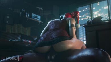 Harley was feeling anxious, (in black lingerie) [VG Erotica]