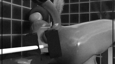 Brigitte (Kimdam) gets fucked by a giant penis 21 times in this hentai porn video